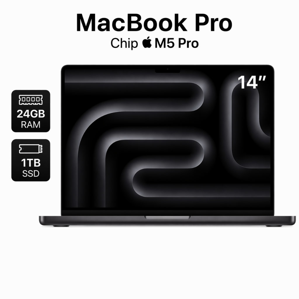 Macbook Pro 14 Inch Chip M5 Pro 24GB/1TB Chính Hãng Việt Nam - New Chưa Active